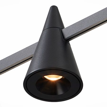 ST813.406.05 Магнитный трековый светильник FARM Черный LED 1*5W 3000K 325Lm Ra90 60 IP20 D70xH115 24 FARM