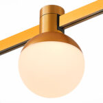 ST815.206.05 Магнитный трековый светильник FARM Золотистый LED 1*5W 3000K 89Lm Ra90 120 IP20 D75xH10 FARM