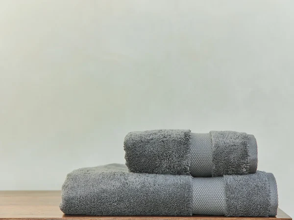 Набор махровых полотенец Rubi 2 шт. темно-серый — изображение 2