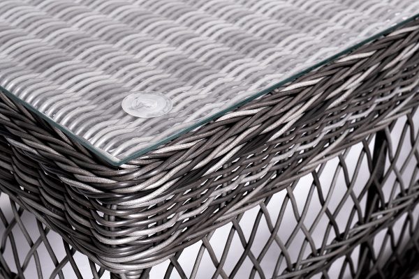 "Асти" лаунж-зона из искусственного ротанга на 4 персоны, цвет графит — изображение 5