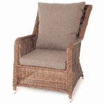 "Гляссе" кресло плетеное из искусственого ротанга