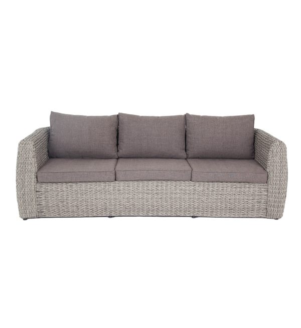 "Кальяри" диван из искусственного ротанга (гиацинт) трехместный