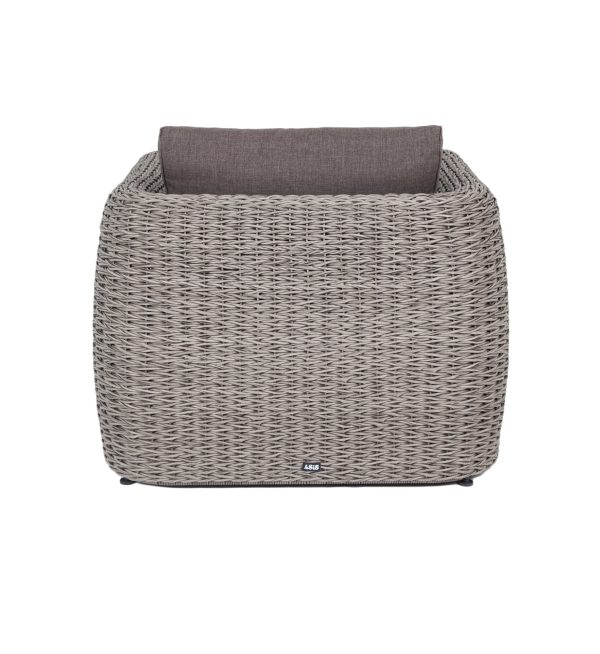 "Кальяри" кресло из искусственного ротанга (гиацинт), цвет серый — изображение 3