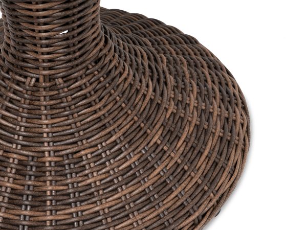 "Леванте" стол круглый из искусственного ротанга, цвет коричневый — изображение 4