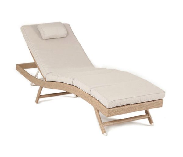 "Лиссабон" шезлонг из искусственного ротанга