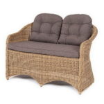 "Равенна" диван двухместный плетенный из ротанга