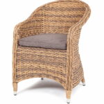 "Равенна" плетеное кресло из искусственного ротанга (гиацинт)