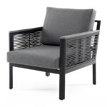 "Сан Ремо" кресло плетеное из роупа садовое