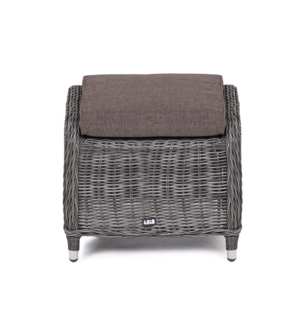 "Толедо" пуф плетеный, цвет графит — изображение 3