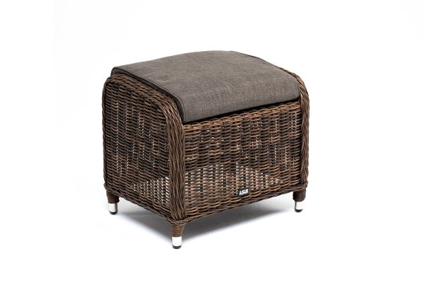 "Толедо" пуф плетеный, цвет коричневый — изображение 3