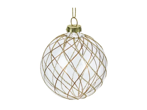 Набор из 12шт Украшение новогоднее Шар золотистый — изображение 3