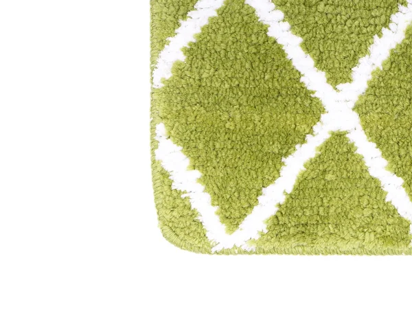 Коврик для ванной Diamonds зеленый — изображение 2