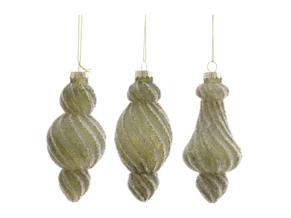 Елочное украшение Сосулька золотистый — изображение 2