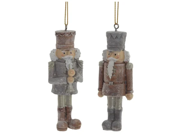 Елочное украшение Щелкунчик серый — изображение 3