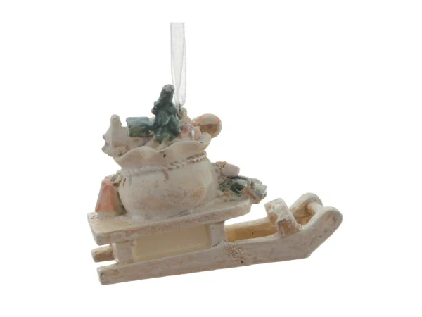 Изделие декоративное подвесное Сани бежевый — изображение 2