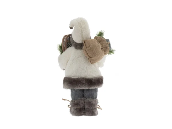 Фигурка декоративная Дед Мороз серый — изображение 3