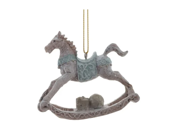 Изделие декоративное подвесное Лошадка бежевый — изображение 2