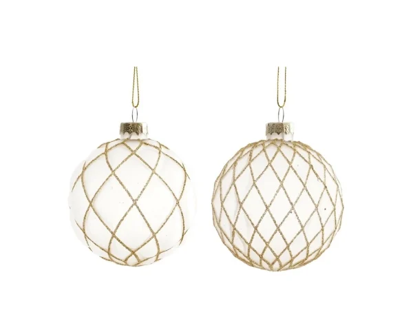 Елочное украшение Шар золотистый — изображение 2