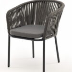 "Бордо" стул плетеный из роупа