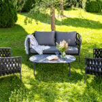 "Диего" лаунж-зона 4-местная плетеная из роупа (веревки)