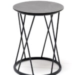 "Колумбия" журнальный стол из HPL круглый Ø40 H55