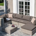 "Лунго" трансформирующаяся лаунж-зона из искусственного ротанга