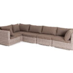 "Лунго" трансформирующийся диван из искусственного ротанга