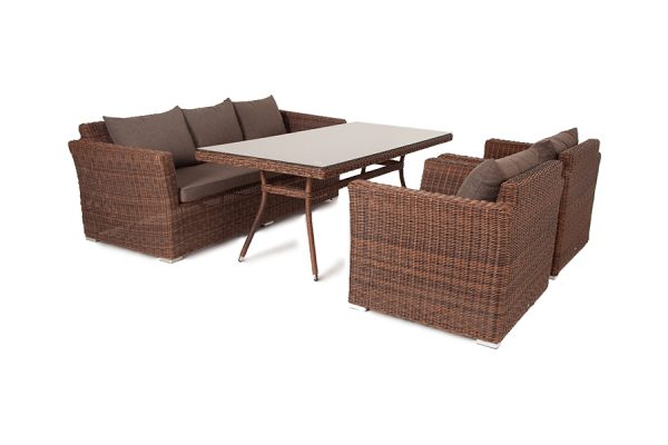 "Моккачино" обеденная группа из искусственного ротанга