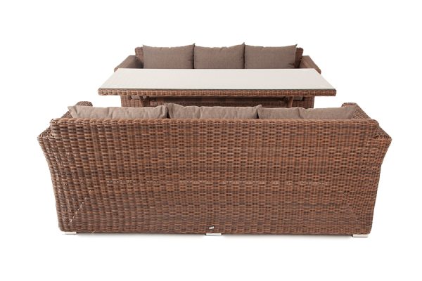 "Мокко Дабл" обеденная группа из искусственного ротанга, цвет коричневый — изображение 4