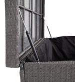 "Порту" сундук водонепроницаемый из искусственного ротанга, цвет графит — изображение 3