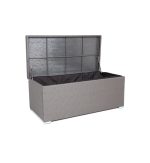 "Порту" сундук водонепроницаемый из искусственного ротанга, цвет графит — изображение 4