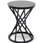 "Сантьяго" журнальный стол из HPL круглый Ø40 H55