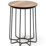 "Эквадор" журнальный стол из HPL круглый Ø40 H55