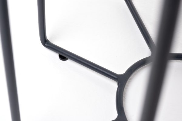 Эквадор-журнальный-стол-из-HPL-круглый-O40-H55-каркас-из-алюминия-темно-серый-RAL-7024-муар-цвет-столешницы-серый-гранит-3 "Эквадор" журнальный стол из HPL круглый Ø40 H55, каркас из алюминия темно-серый (RAL 7024) муар, цвет столешницы "серый гранит" — изображение 4