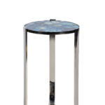 Кофейный столик Blue Agate silver L 0.55x0.35x0.35м