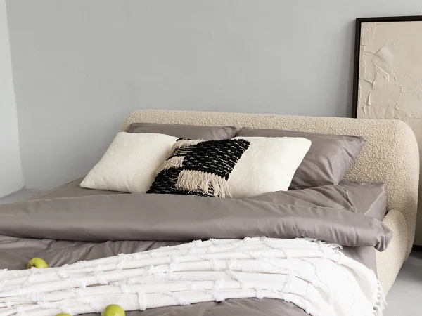 Пододеяльник Plain Collection 175х220 серый — изображение 2