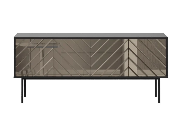 Тумба Boho большая черный, бронзовый — изображение 2