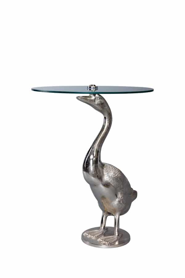 Кофейный стол "Утка" серебро 0.76x0.58x0.58м — изображение 2