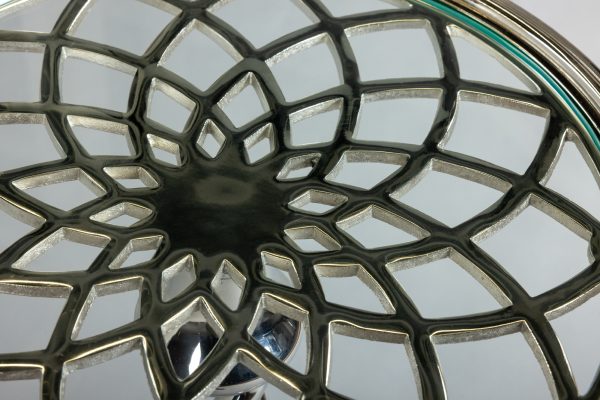 Кофейный стол "Спираль" серебро 0.68x0.43x0.43м — изображение 3