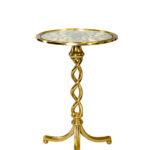 Кофейный стол "Спираль" золото 0.68x0.43x0.43м