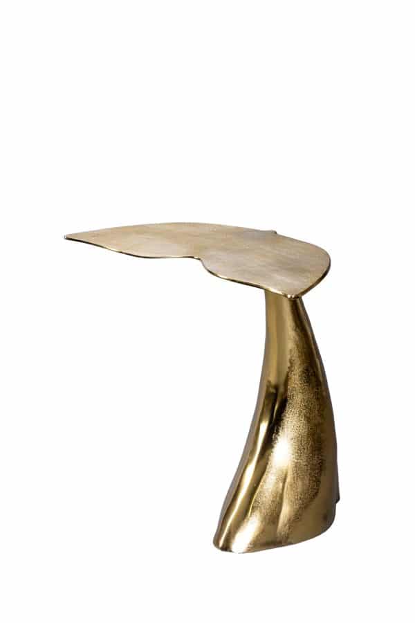 Кофейный стол "Кит" золото 0.55x0.46x0.2м — изображение 2