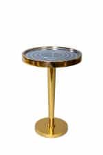 Кофейный столик "Лабиринт" золото 0.5x0.35x0.35м