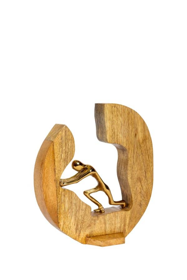 Статуэтка человек золото 0.26x0.28x0.05м — изображение 2