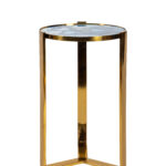 Кофейный столик Blue Agate gold L 0.55x0.35x0.35м