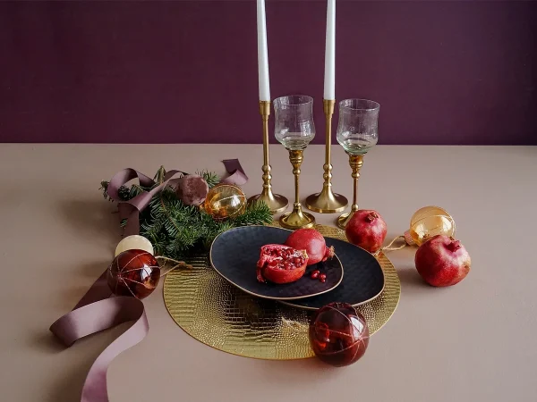 Тарелка Pottery black черный — изображение 2