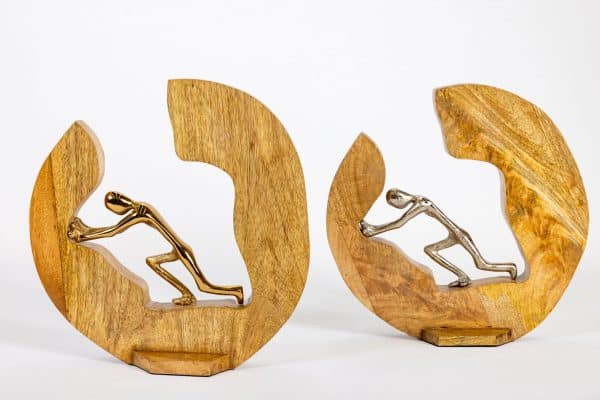 Статуэтка человек золото 0.26x0.28x0.05м — изображение 4