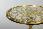 Кофейный стол "Спираль" золото 0.68x0.43x0.43м — изображение 3