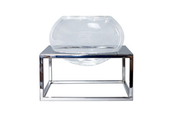 Ваза на серебряном подстолье круглая 0.25x0.26x0.26м