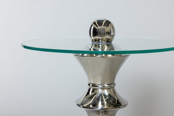 Кофейный стол "Королева" серебро 0.65x0.46x0.46м — изображение 3