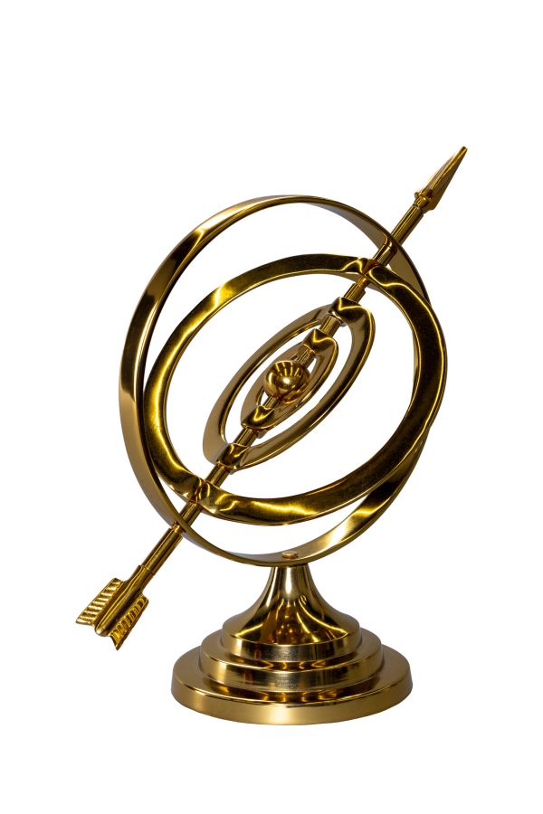 Сфера со стрелой золото 0.29x0.21x0.21м — изображение 2